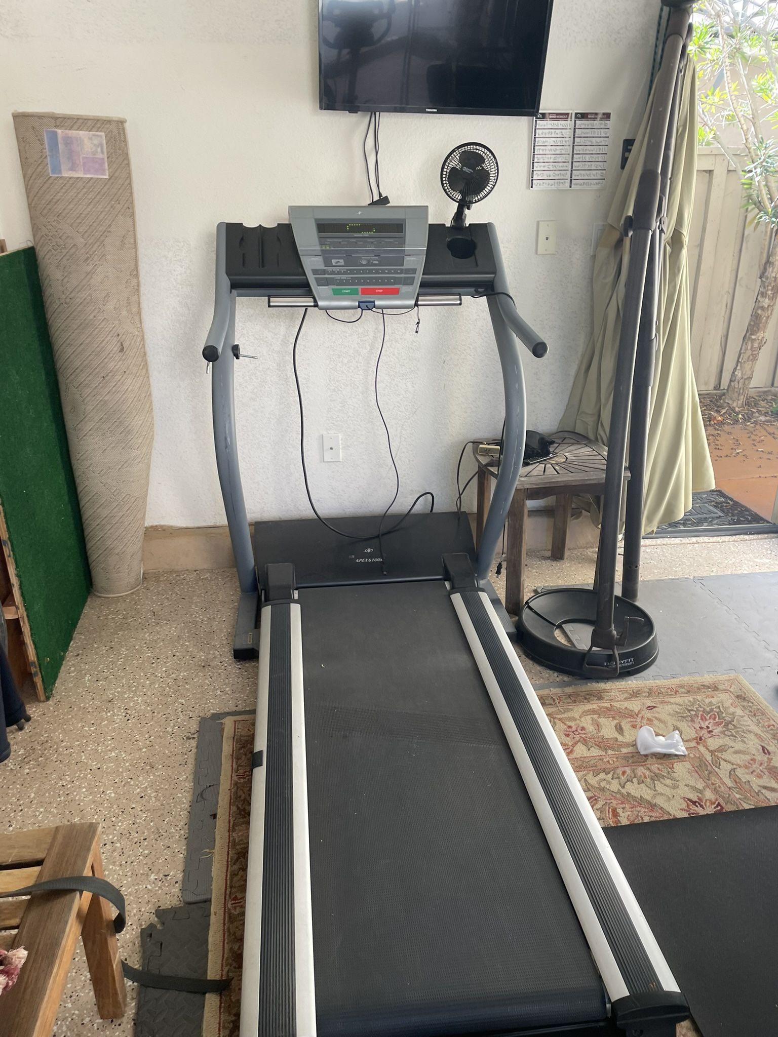Folding Nordic Track Treadmill