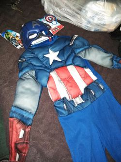 Holloween costume captain america