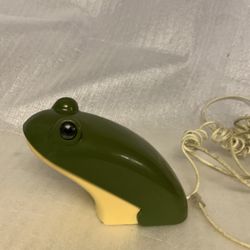 Vtg Novelty Green Frog 80’s Flip Phone Landline Crusader FF-518 David Craft
