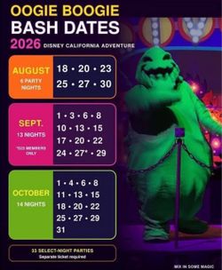 Oogie boogie bash