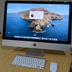 27" Apple iMac With Keyboard And Mouse 