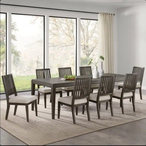 Reed 9-piece Dining Table Set