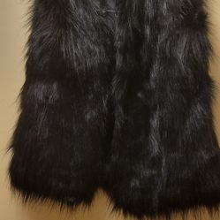brand new womens fur vest size S