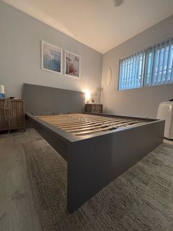 IKEA Malm Bed Frame Queen + Sealy Mattress