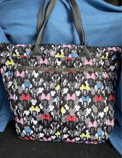 NWOT LeSportsac X Disney Limited Ed “Minnie Rocks the Dots” Everygirl Tote Bag