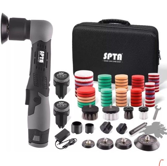 SPTA Cordless Mini Polisher, 12V Cordless Multi Polisher,