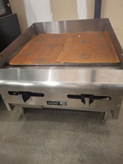 Plancha de 24" gas natural