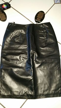 Brand New Leather Pencil Skirt Tags On