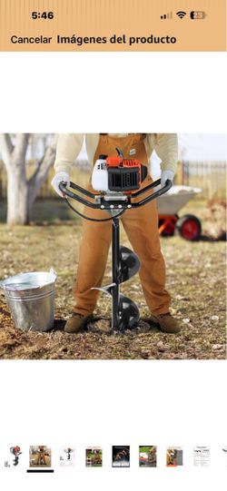 Gas-Powered One-Man Earth Auger