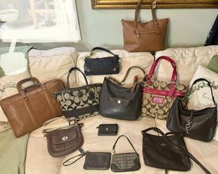 Getting rid of some of my Coach Bags. Small black one on top was sold.