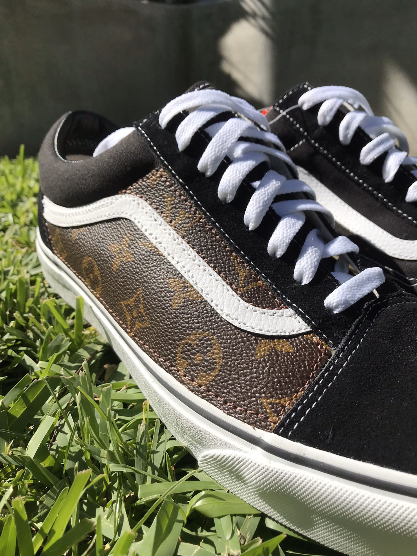 Custom Louis Vuitton Vans / Made From Authentic Bag! 