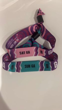 Saturday & Sunday Lollapalooza GA Wristbands