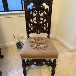 Vintage/ Antique Chair Set - 3 Solid Wood Accent Chairs