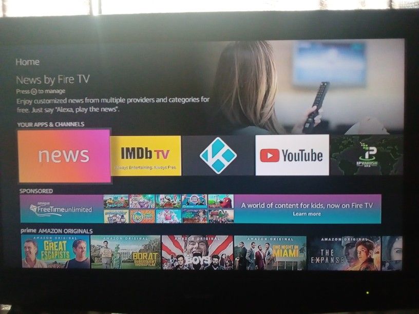 Amazon Fire TV W/ Alexa Voice Remote 4K Ultra