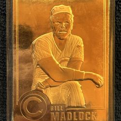 1996 Bill Madlock, 22kt. Gold, Card#102