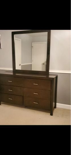 Dresser and Mirror