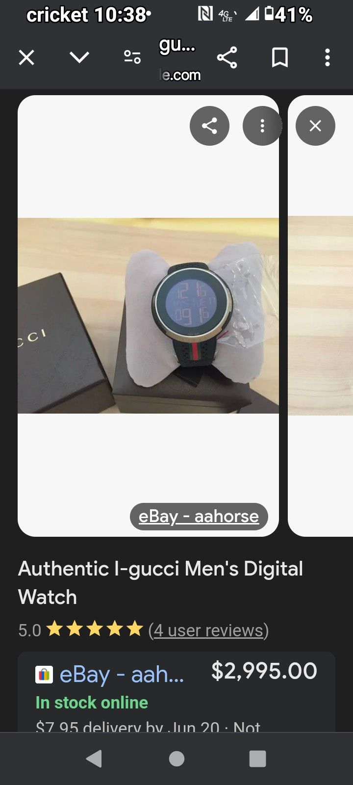 Gucci Sport Watch
