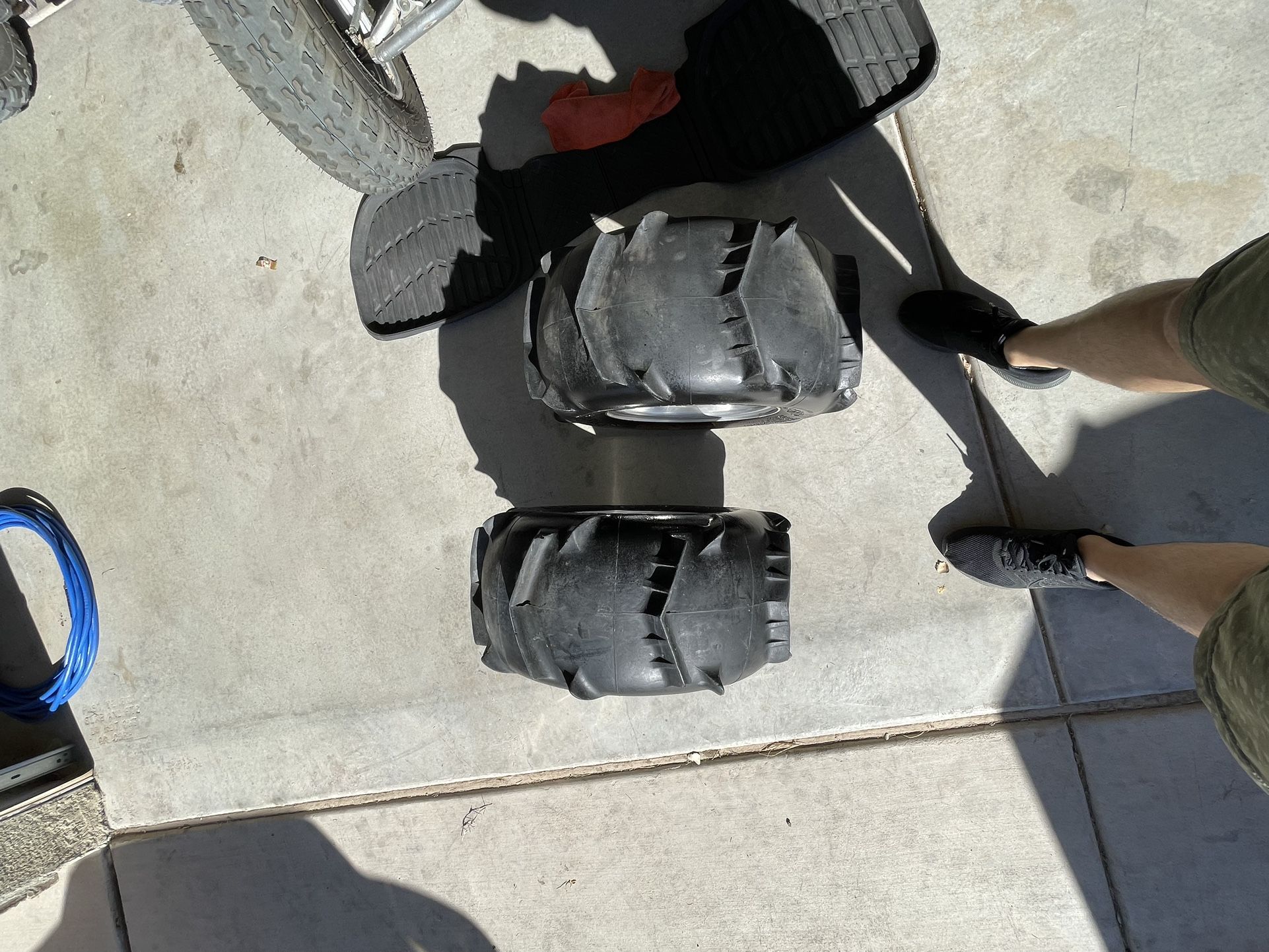 ATV Sand Gecko Paddle wheels and Tires