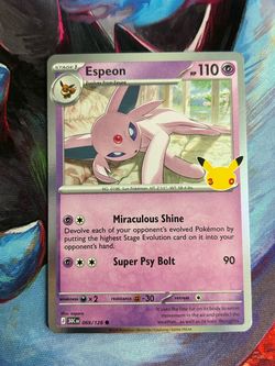 Espeon #69 Pokemon TCG 30th Celebration