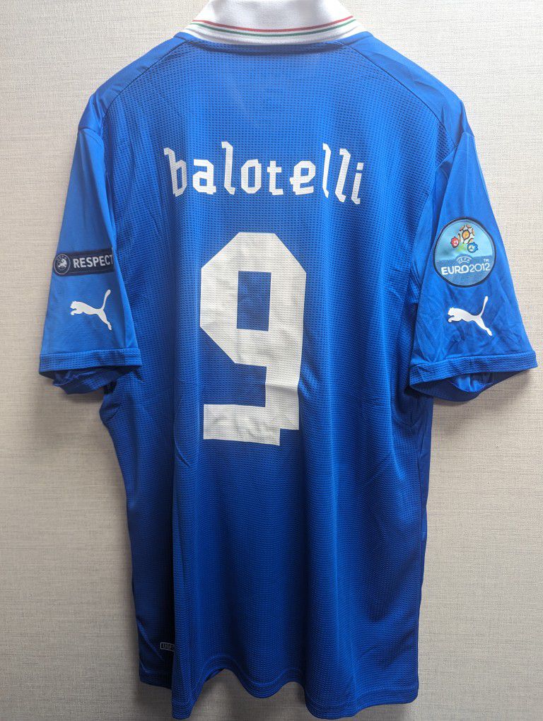Italy Balotelli 2012 Euro Cup Jersey