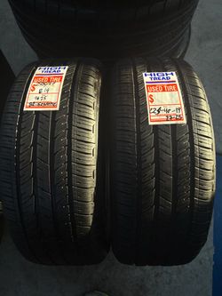 2 Used Tires 225/40/19