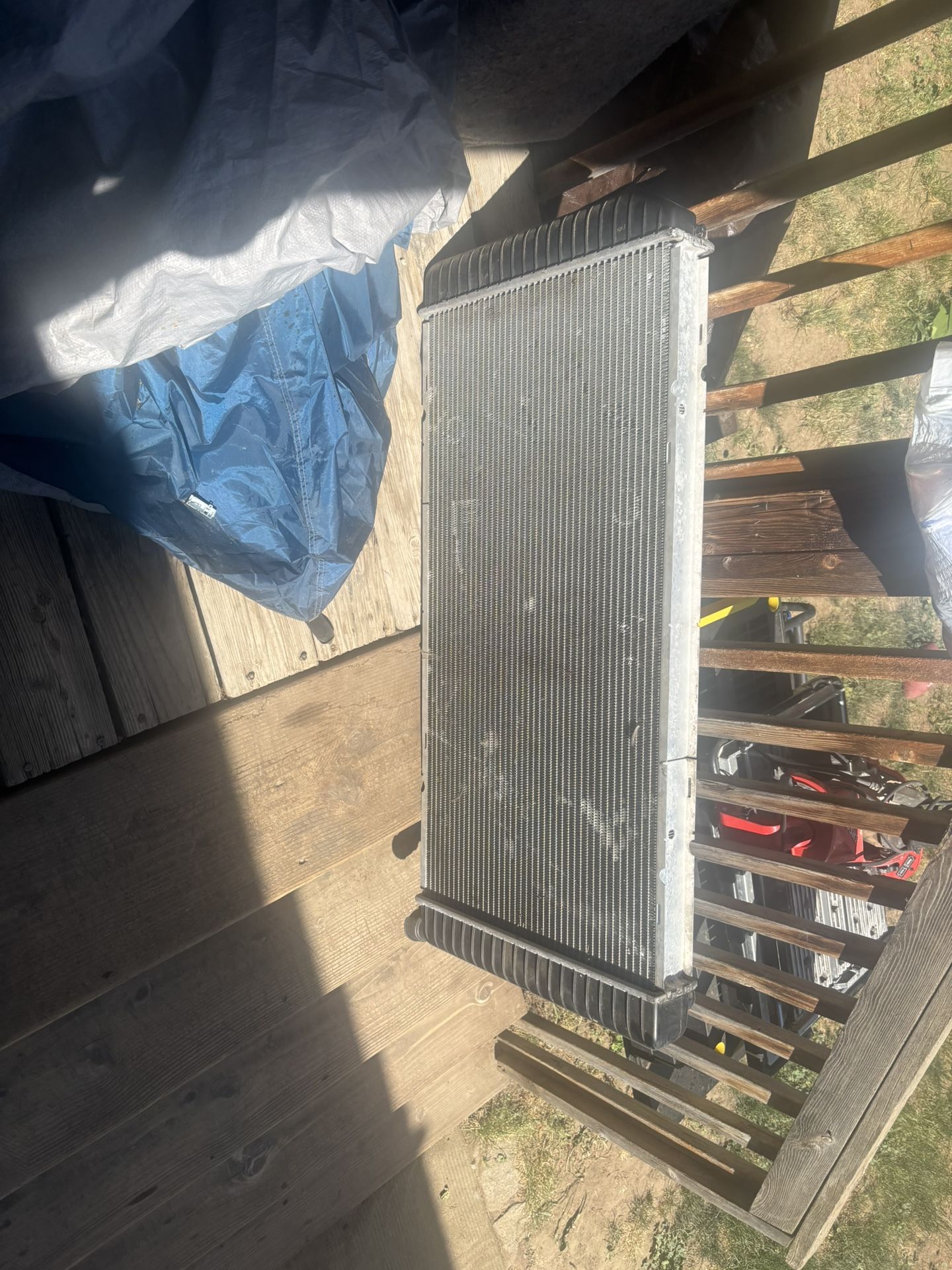 Radiator Out Of Older Chevy Pickup