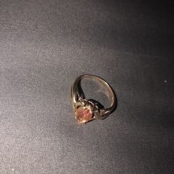 Multicolor topaz and solitaire 10k