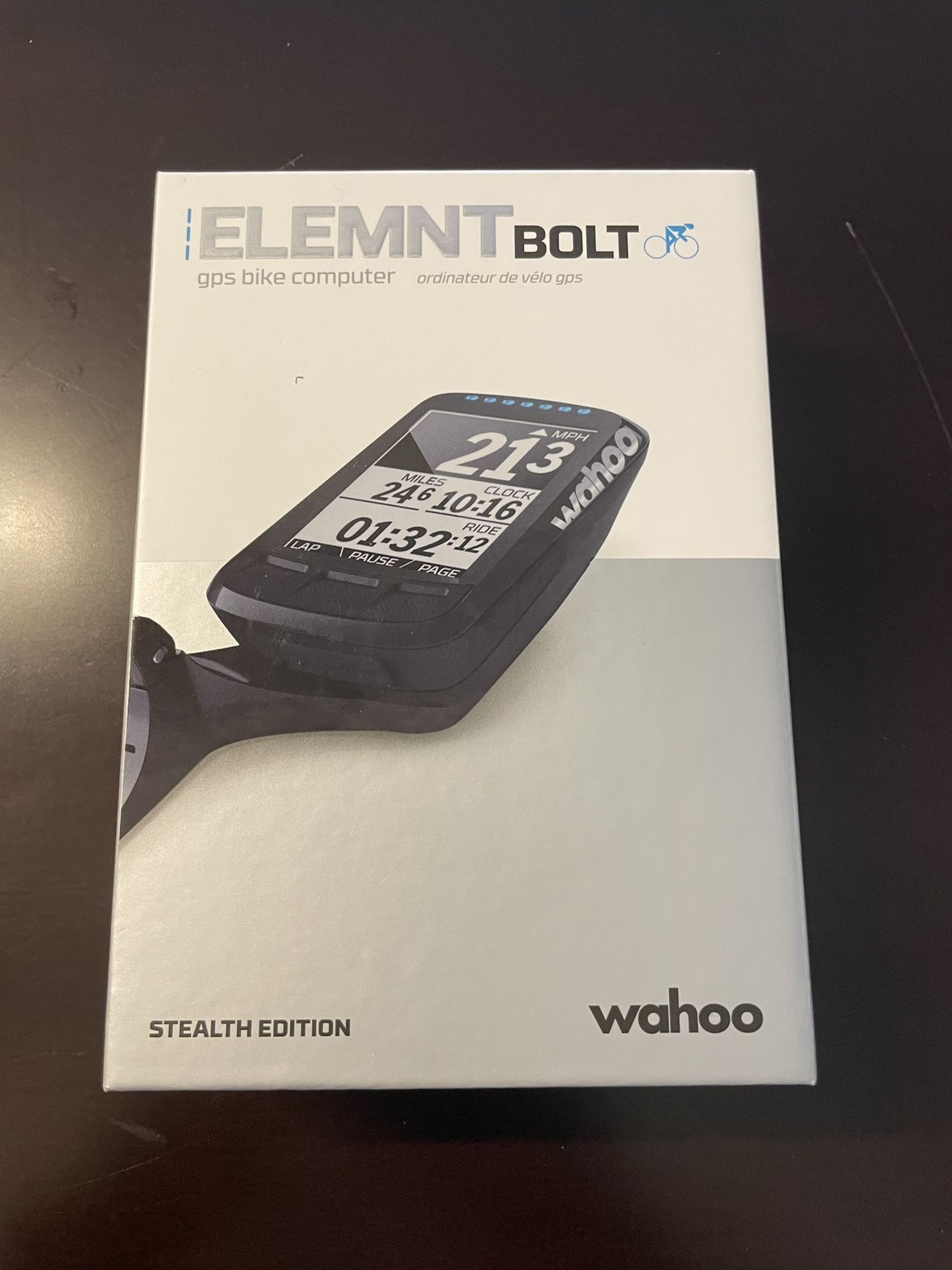 Wahoo Elemnt Bolt Stealth Edition