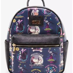 New 2023 Disney Villains Allover Print Mini Backpack