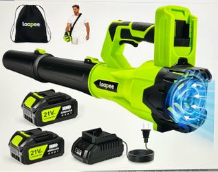 LAAPEE Cordless Leaf Blower with Battery & Charger