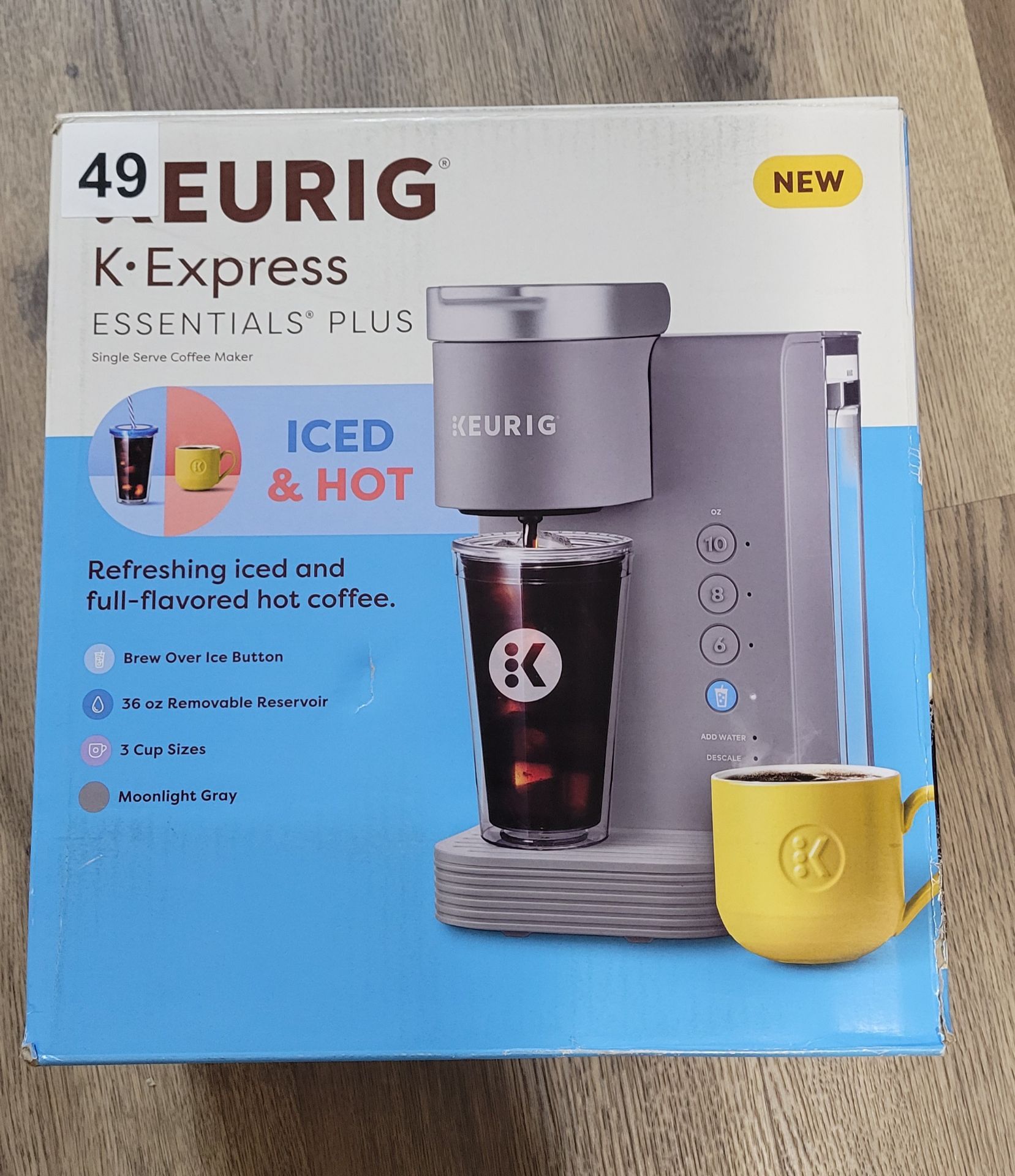 K-Iced Essentials Gray Iced and Hot Single-Serve K-Cup Pod Coffee Maker Gray. New. Martin Luther King Blvd. & Cheyenne ave. Cash only