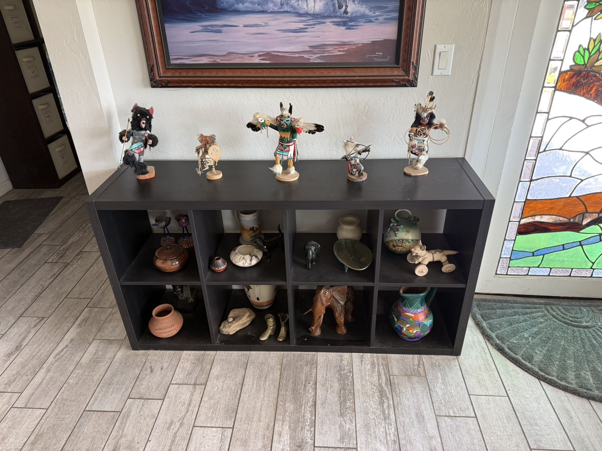 IKEA Display Storage Shelves With Cubes