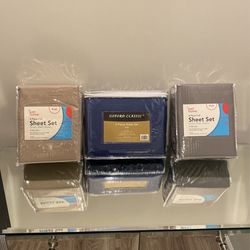 4pc Full Size Sheet Sets 