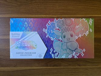 Pokémon Prismatic Evolutions Super-Premium Collection UPC – Brand New Sealed