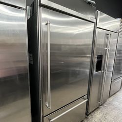 KitchenAid Bottom Freezer Built In 36” Refrigerator Ice Maker