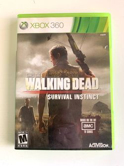 XBOX 360 THE WALKING DEAD SURVIVAL  INSTINCT VIDEO GAME
