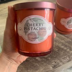 Leoben Co. 🍒 Cherry Pistachio 9oz  Soy Wax  Blend with Essential Oils 1Candle