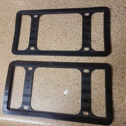 Silicone American Flags License Plate Frames 
