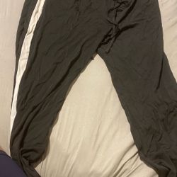Black Pants White On Sides Size XXL