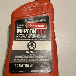 Motorcraft Mercon ULV  transmission Fluid