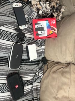 Nintendo Switch OLED White with Accessories