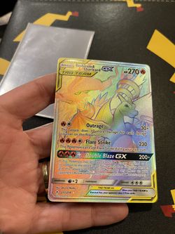 Rainbow Reshiram & Charizard GX 217/214 