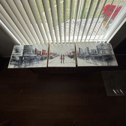 Custom Metropolitan Street View Painting