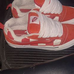Vans New Skool Red size10.5