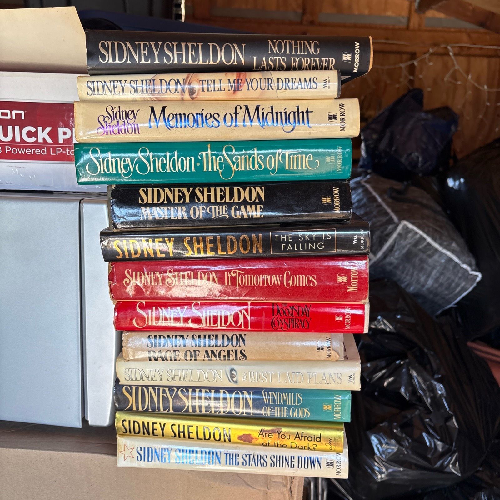 Lot of 13 Sidney Sheldon Books Novels HC All Hardcovers