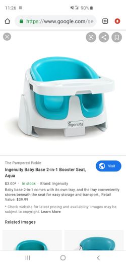Ingenuity baby base 2 in 1 booster seat