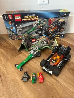 LEGO DC Comics Super Heroes 76012 Batman: The Riddler Chase 304pc Box Instructions INCOMPLETE