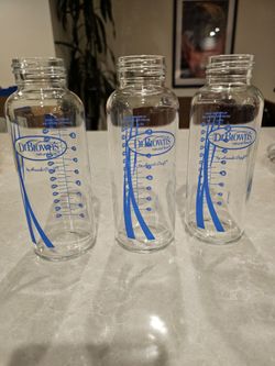 8oz Dr. Brown Glass bottles