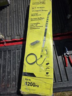 Ryobi Pressure Washer Extended Pole Brush New 