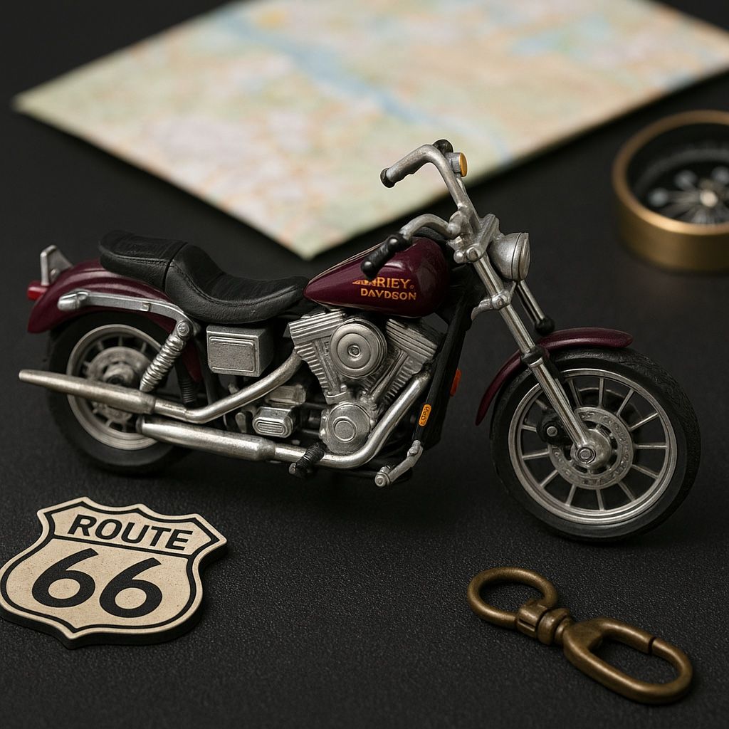 Maisto 2000s Harley-Davidson FXDL Dyna Low Rider Motorcycle 1:18, 5” DAMAGED